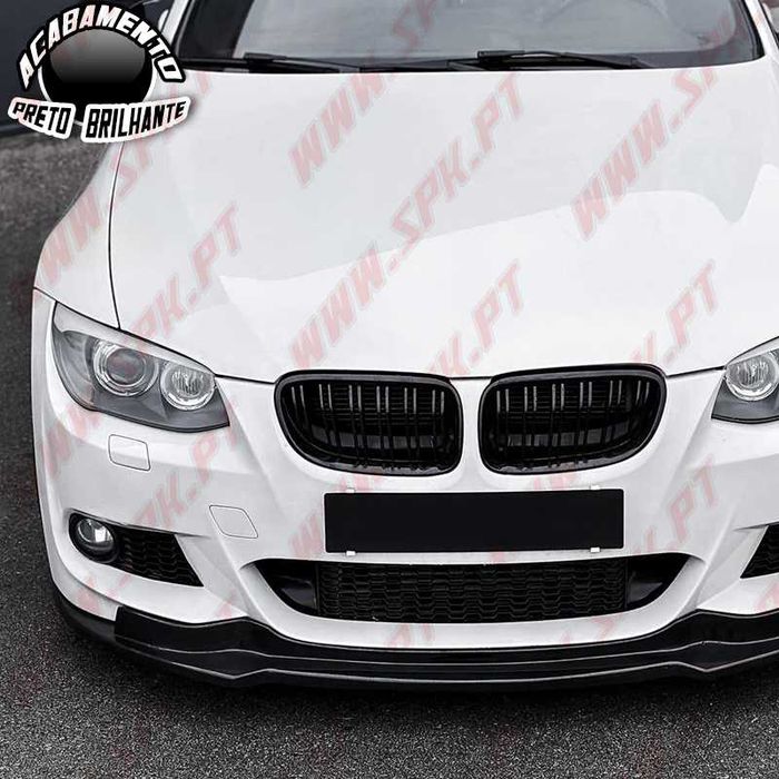 Lip / Spoiler Frontal BMW Serie 3 E92 / E93 LCI - Preto Brilhante