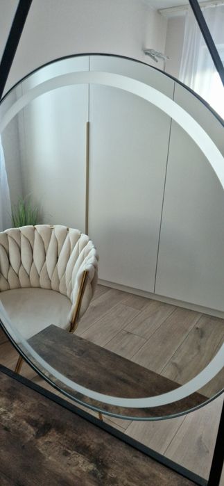 Lustro LED BELT 75 – nowe, podświetlane, na pasku