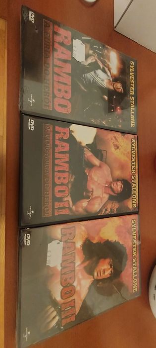 Trilogia filmes Rambo em DVD