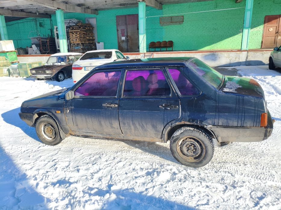 ВАЗ 21099 на полном ходу