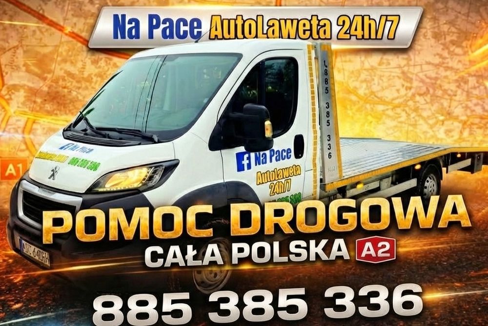 CZYNNE CAŁĄ DOBĘ /Autolaweta / Pomoc Drogowa /Auto Holowanie / Laweta