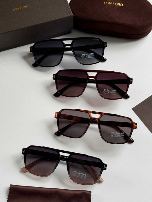 Сонцезахисні окуляри Tom Ford Polarized авіатори з поляризацією UV400