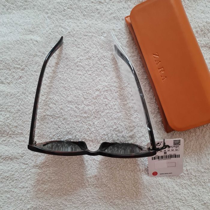 Okulary Zara przeciwsłoneczne typu kocie oczka nowe z metką