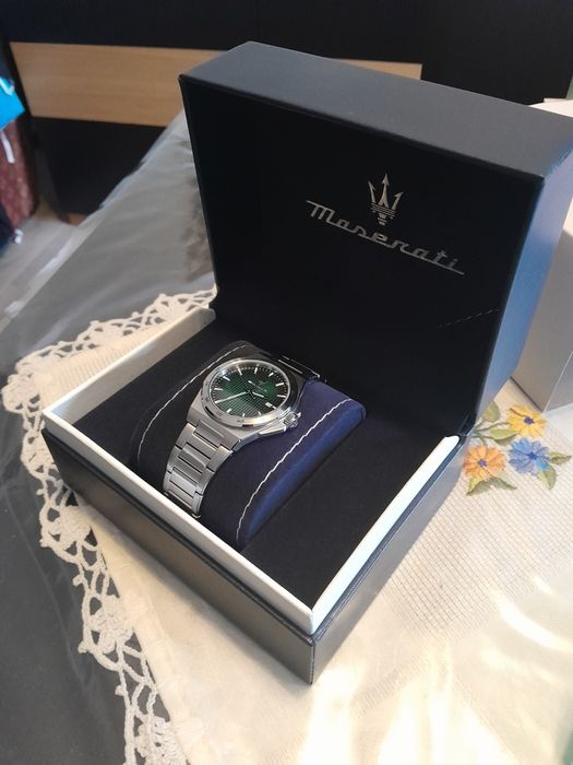 Relógio Maserati Velocità verde novo