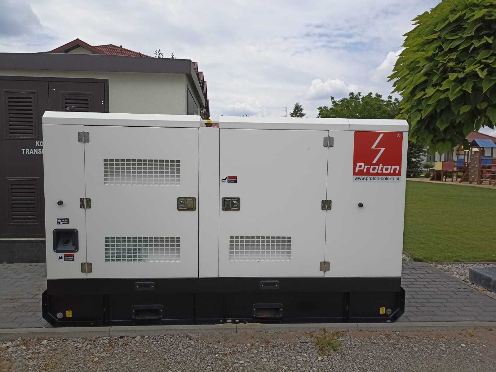Nowy Generator Prądu Proton 120kW 130kW Automatyka ATS SZR System AVR ...