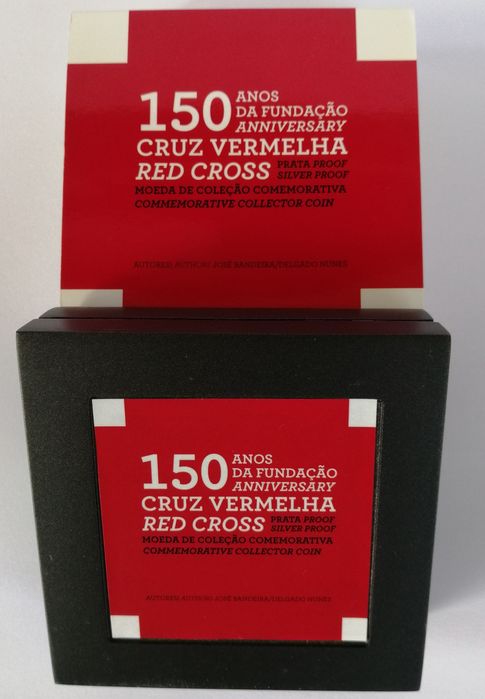 2,5€ Proof Prata, 150 Anos da Cruz Vermelha Portuguesa