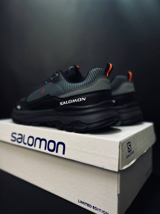 Мужские кожаные кроссовки Salomon для города, Саламон. Соломон SaLAMon