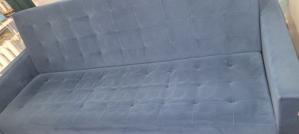 Kanapa wersalka niebieska