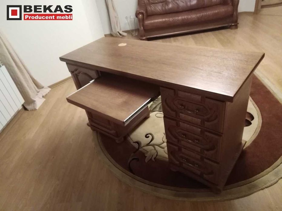 Prześliczne Biurko Dab Rustikal Stylowe Producent Bekas Meble