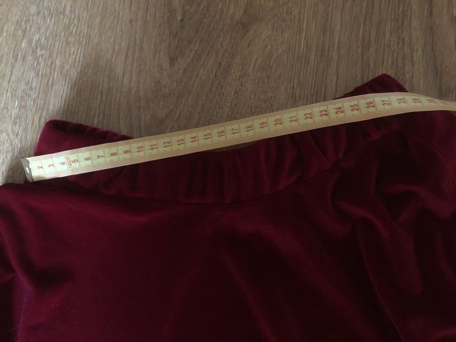 Юбка велюровая