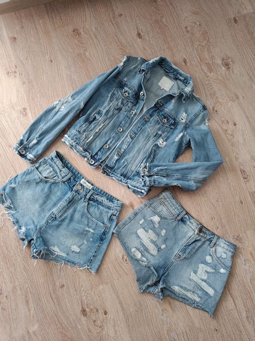 Шорти Zara s 36 джинсовка