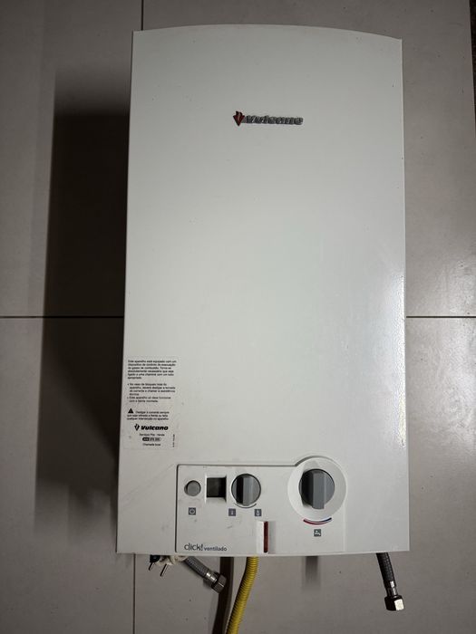 Esquentador Vulcâno 14 Litros Ventilado - Ignição Elétrica