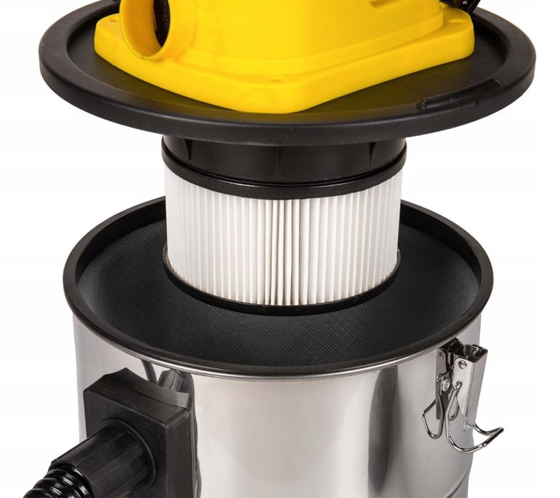 Odkurzacz Separator Przemysłowy do Popiołu Kominka Gruzu 2000 W Mocny