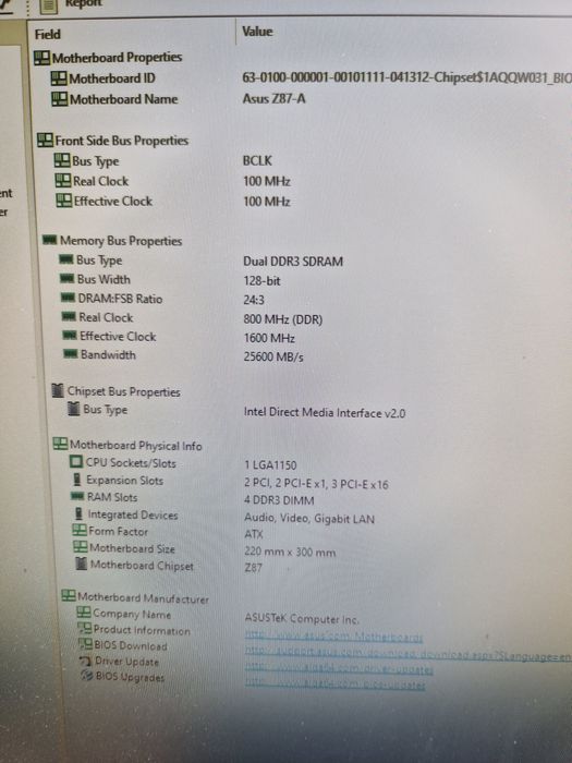 ASUS Z87A + intel i7-4770K 3.5-3.9ghz Мощний комплект 8потоків дляПК