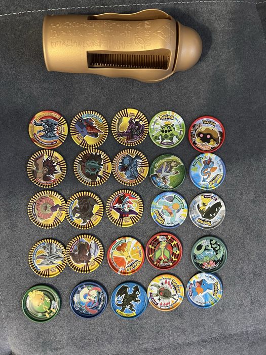 Metal tazo Pokémon shadow yu gi oh