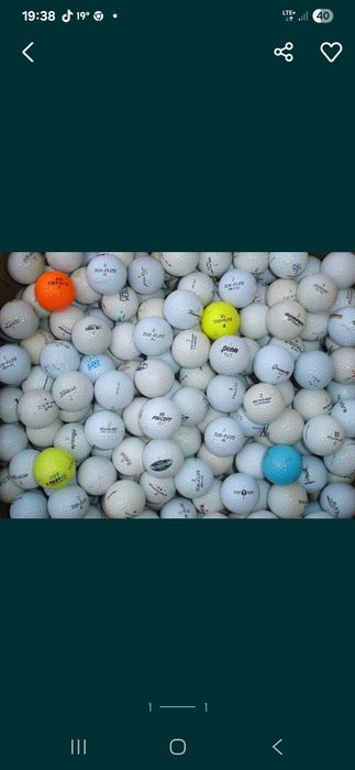 100 pikek golfowych Lakeballs mix ABC uzywane.