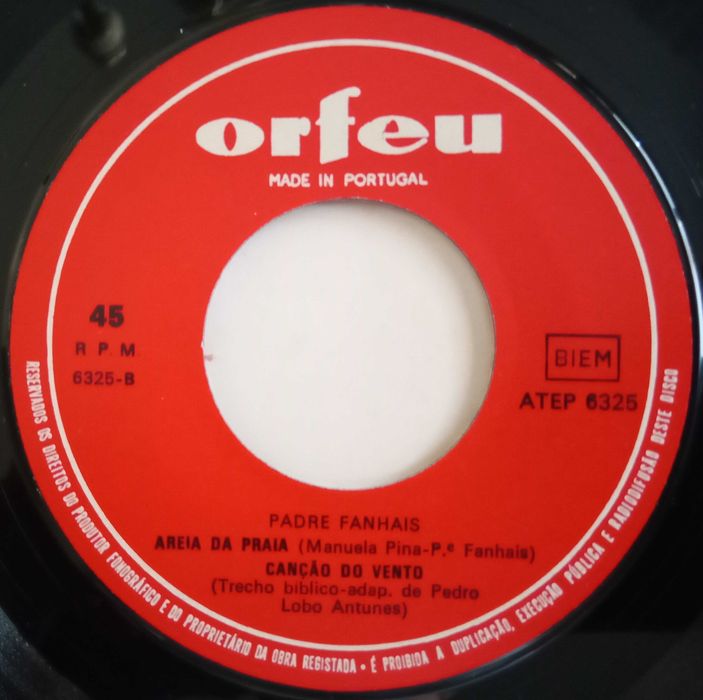 Francisco (Padre) Fanhais	- - - - -	Cantilena	- - - - -	EP