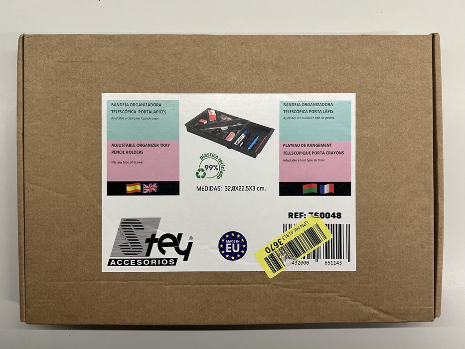 Organizer do biurka na przybory biurowe teleskopowy