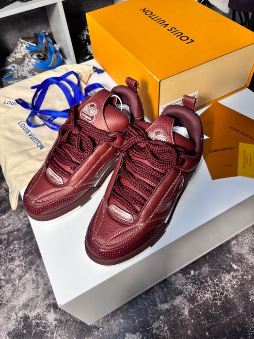 Кроссовки Louis Vuitton Skate Dark Red