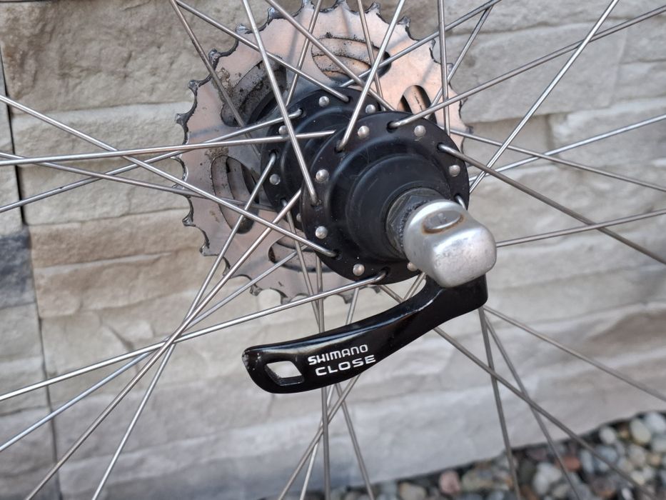 Tylne Koło Rowerowe MTB 26" Shimano Deore LX Kaseta 9 rzędowa