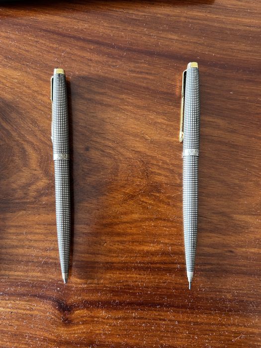 Parker 75 Cisele em prata esterlina e ouro