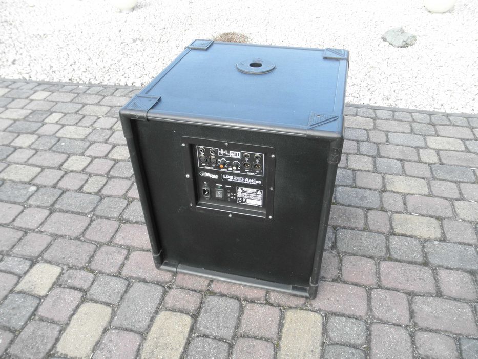 Subwoofer aktywny LEM LPS crossover. Made in ITALY. Bas, Subbas.