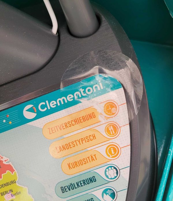 Interaktywny świecący globus j.niemiecki