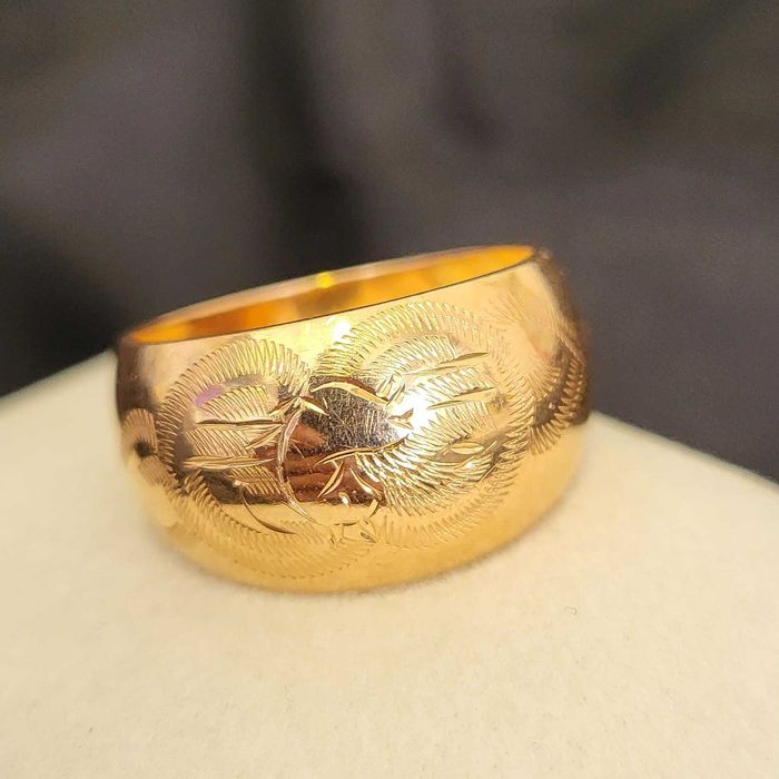 złoty pierścionek pr 585