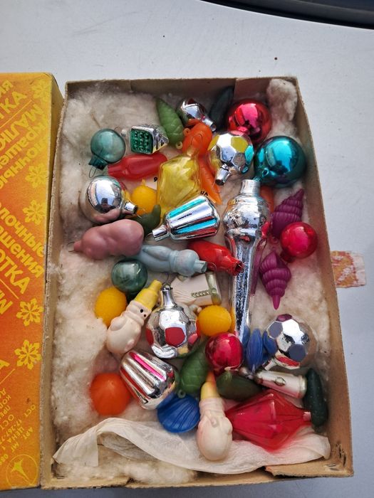 Ёлочные игрушки СССР мини