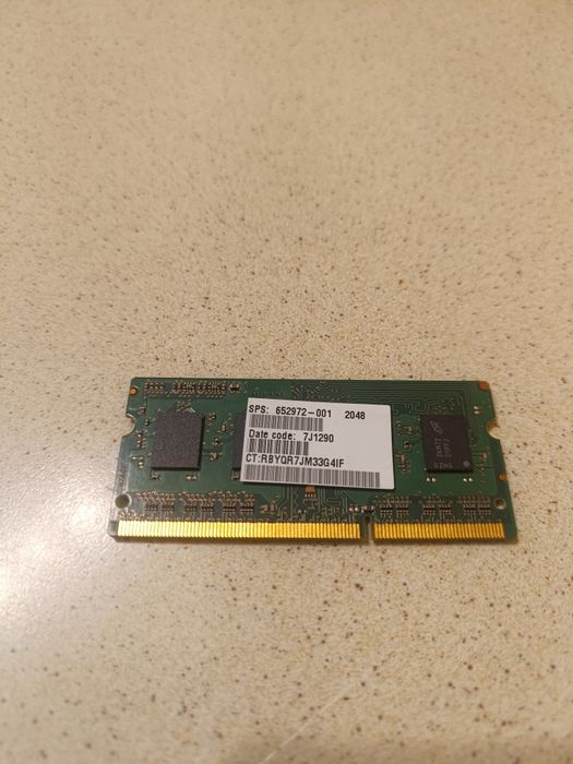 ОЗУ 2 ГБ для ноутбука оперативная память Mikron DDR3-1333 2 GB