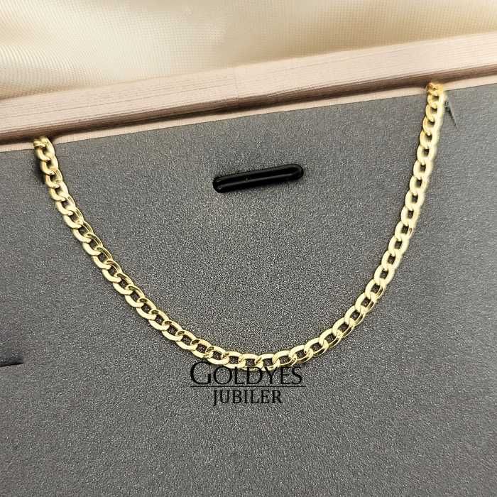 złoty łańcuszek pancerka próby złota 585