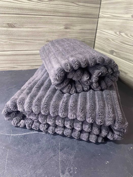 Рушники Шарпей різні кольори банні, для лиця та рук, Мікрофібра