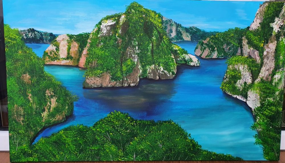Картина на холсті. Подарунок. 50×85см.
