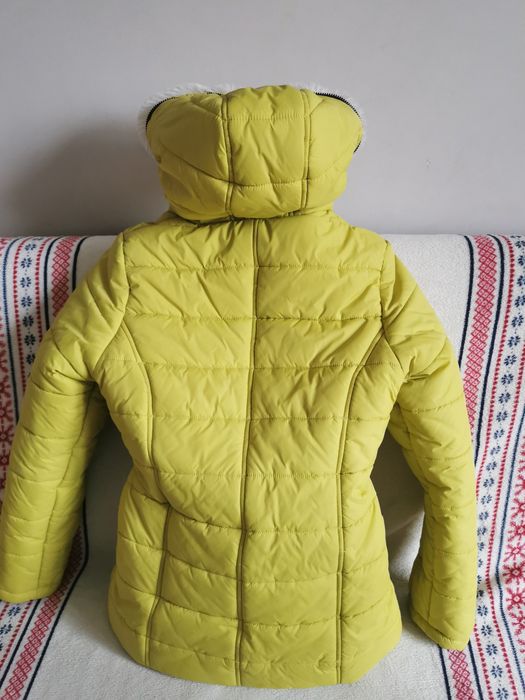 Kurtka zimowa limonkowa