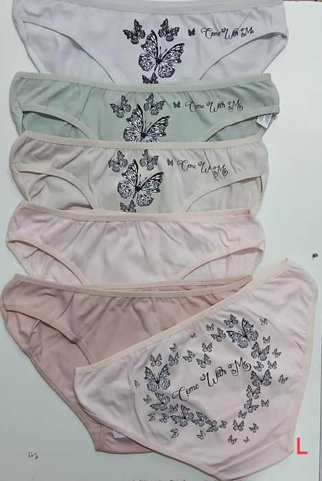 Трусики женские Сліпи Котон Вузький бік M/L/XL/2XL Donella Туреччина