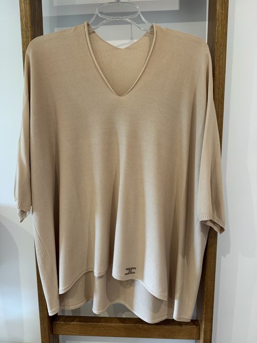 Elisabetta Franchi sweter beżowy XL