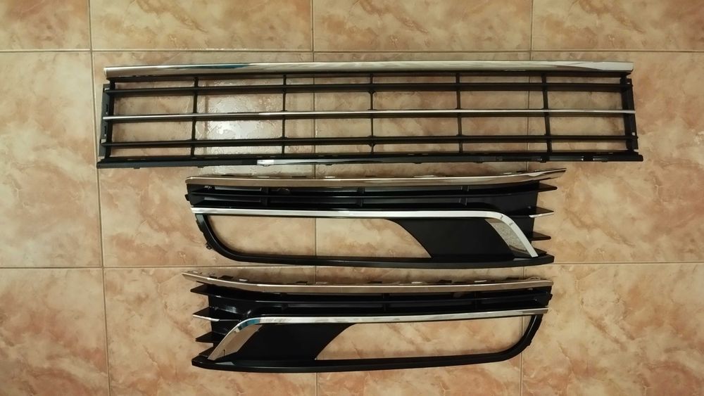 Решітка бампера пассат б7 протитуманки VW Passat B7 eur 2010-2014
