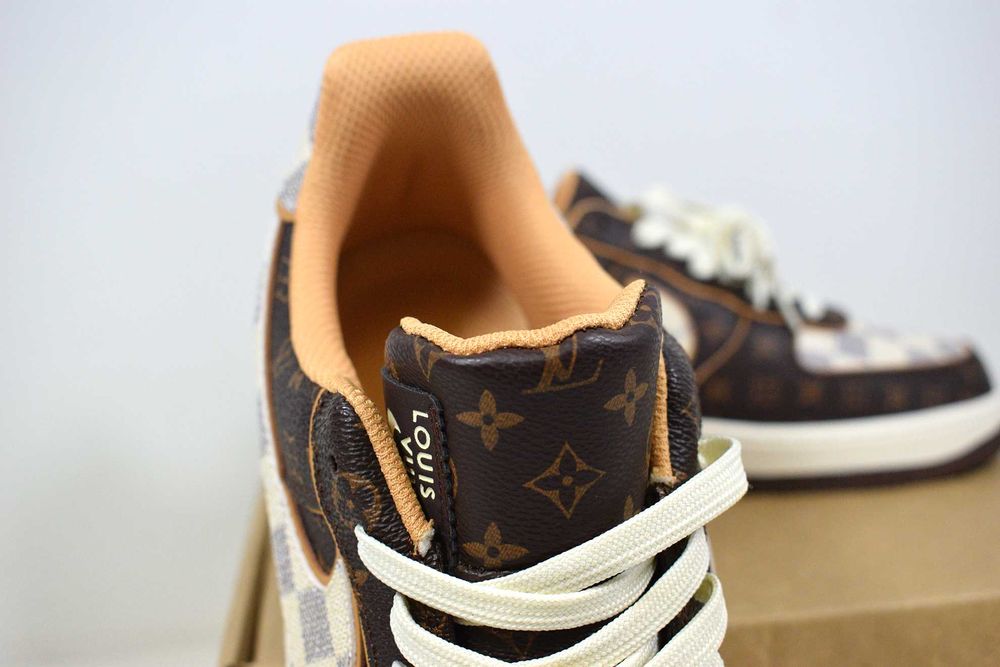 Nike Air Force 1 x Louis Vuitton Brown
