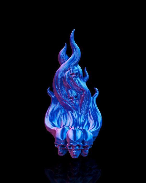 Zmiennobarwny Ścienny Uchwyt na Słuchawki "Dark Ember"