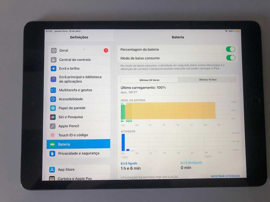 Ipad 7a Geração/ Wi/fi Impecavel