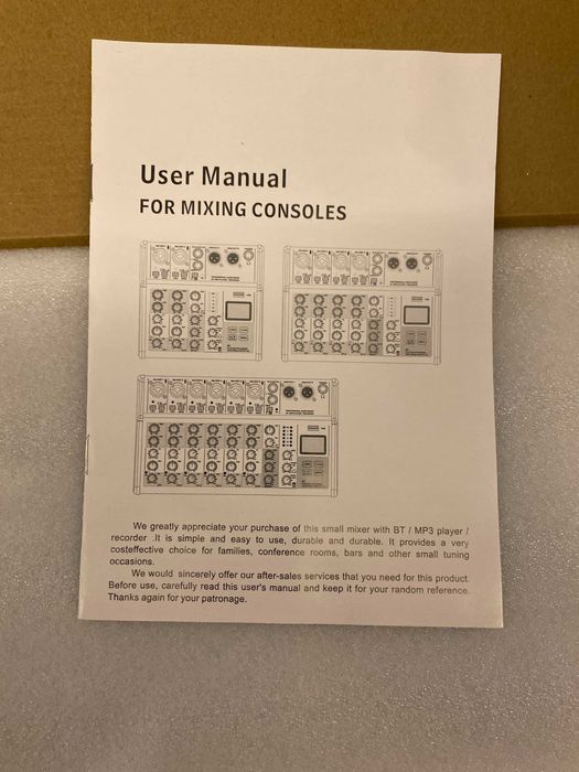 Weymic SE-60 profesjonalny mikser USB XLR Bluetooth