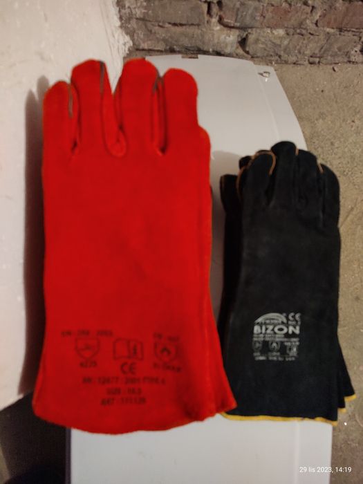 Rękawice spawalnicze