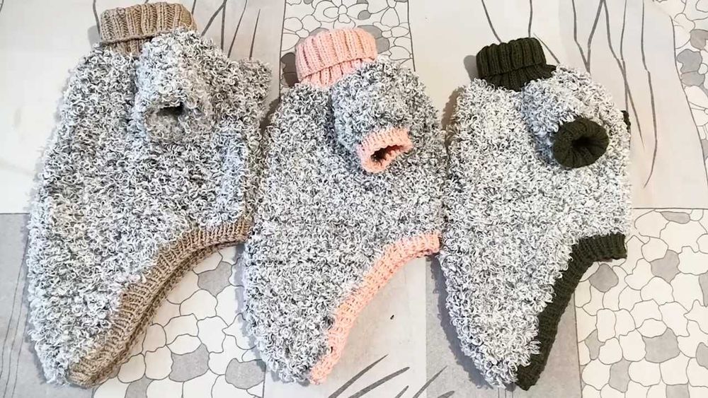 Мягкая Кучерявая Шубка Средняя порода ОГ.50-60см., 52-62см., 56-66см