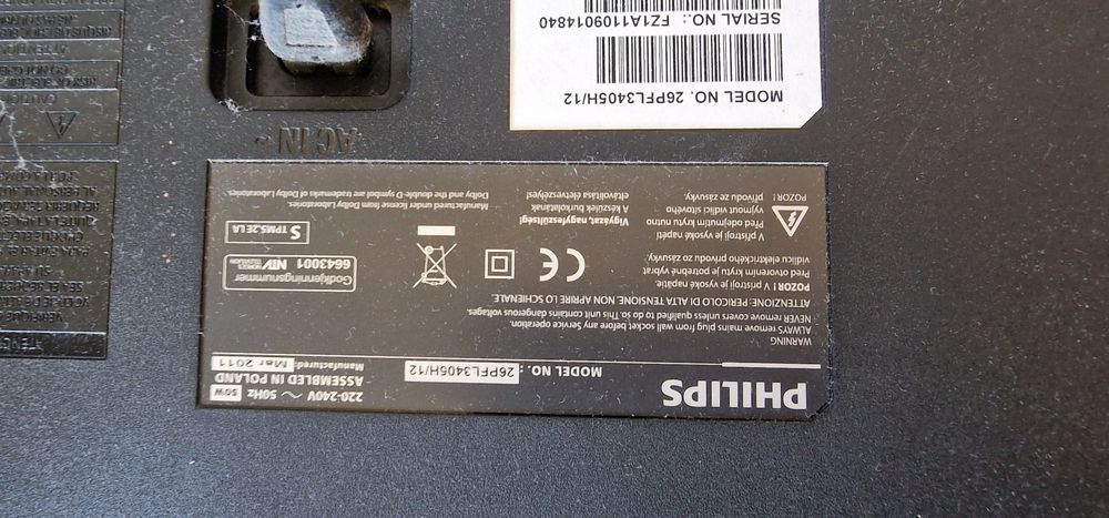 Philips TV 26" HD Ready