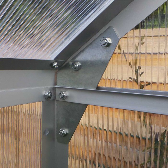 SZKLARNIA Aluminiowa 250x310cm 7,75m2 6mm Fundament