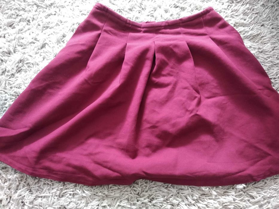 Spódnica Stradivarius bordo roz 34 czyli XS/S