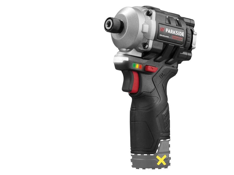 Акумуляторний ударний гайковерт Parkside PDSSAP 12 A1 / Імпакт 170Нм