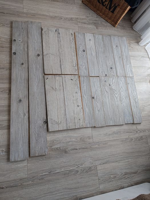 Panele ścienne ze starego drewna  Lite drewno  Loft Rustykalne