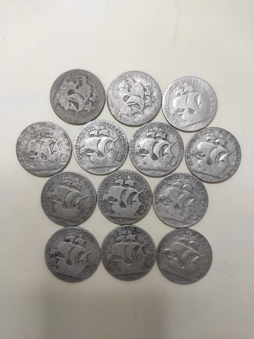Conjunto 13 Moedas de 2.5$ - 1932 + 1943 + 1944 + 1947 + 1948 + 1951