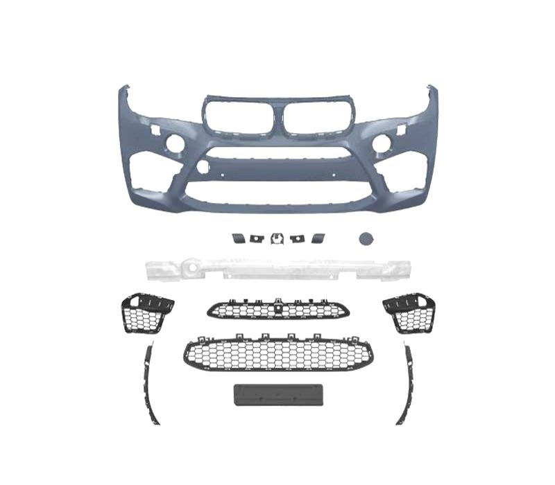PARA-CHOQUES FRONTAL BMW X6 F16 LOOK X6M PDC SRA